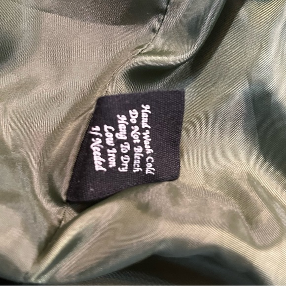 Varga Khaki Green Bomber Jacket Medium - Picture 4 of 8